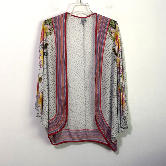 Blank London Cocoon Kimono Top OS Floral Print Viscose Anthropologie Travel Open - Picture 1 of 11